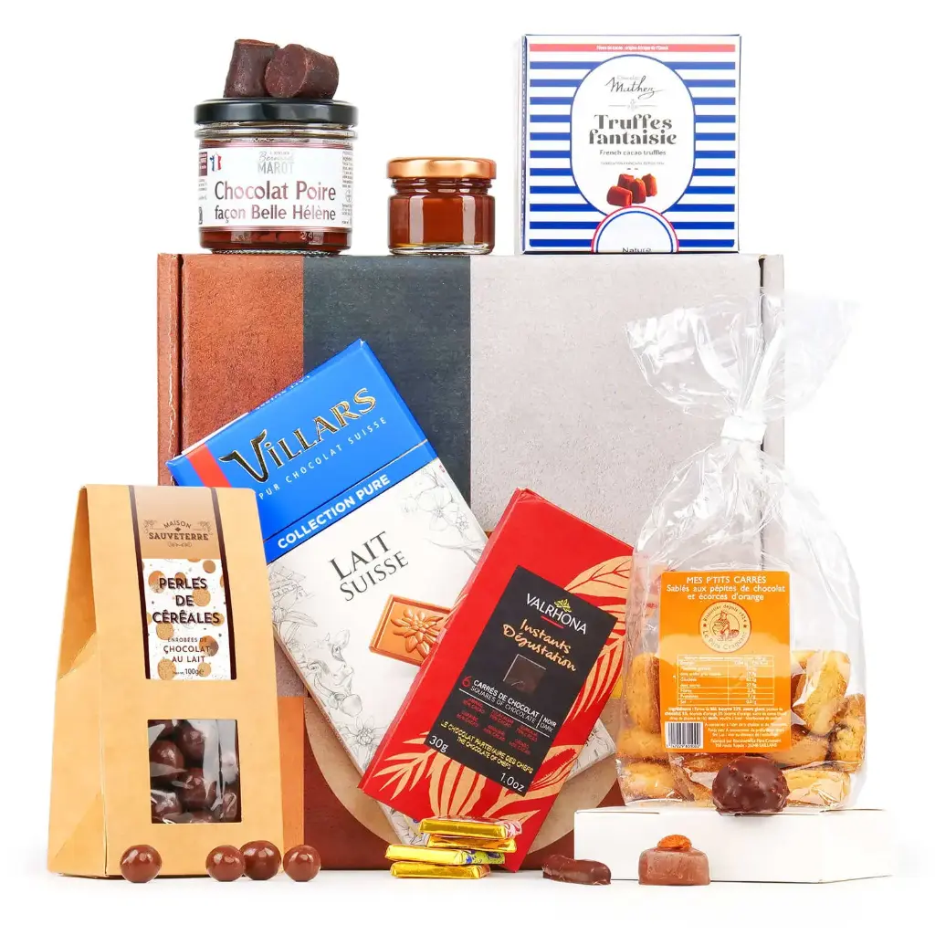 Panier cadeau Le 100% Chocolat