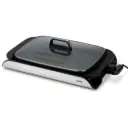 Plancha grill avec couvercle
