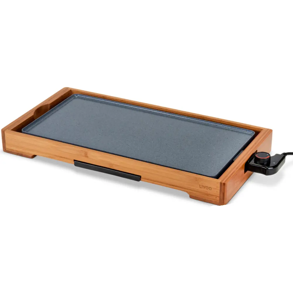 Plancha bambou revêtement céramique