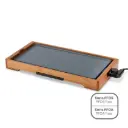 Plancha bambou revêtement céramique