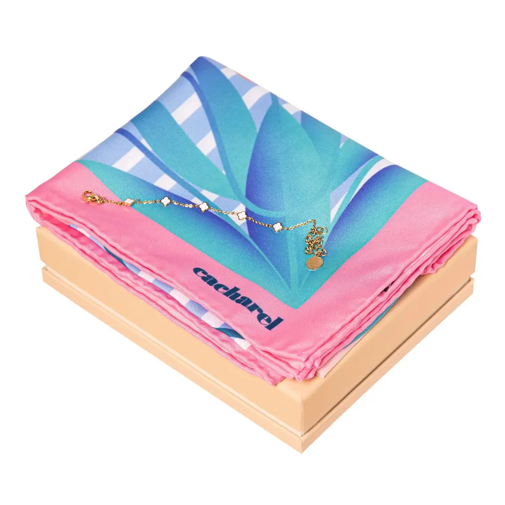 Parure Cacharel (bracelet & foulard)