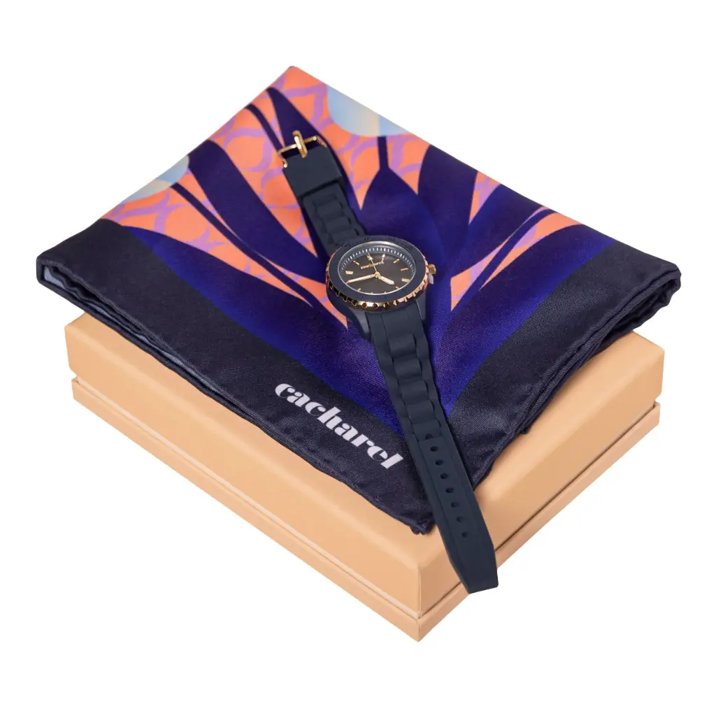 Coffret Cacharel (foulard + montre)