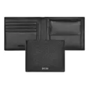 Portefeuille porte-monnaie Classic Grained Black