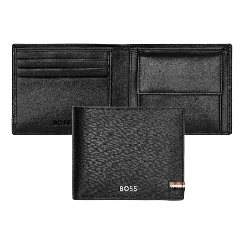Portefeuille porte-monnaie Iconic Black