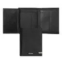 Portefeuille Vertical porte-monnaie avec flap Iconic Black