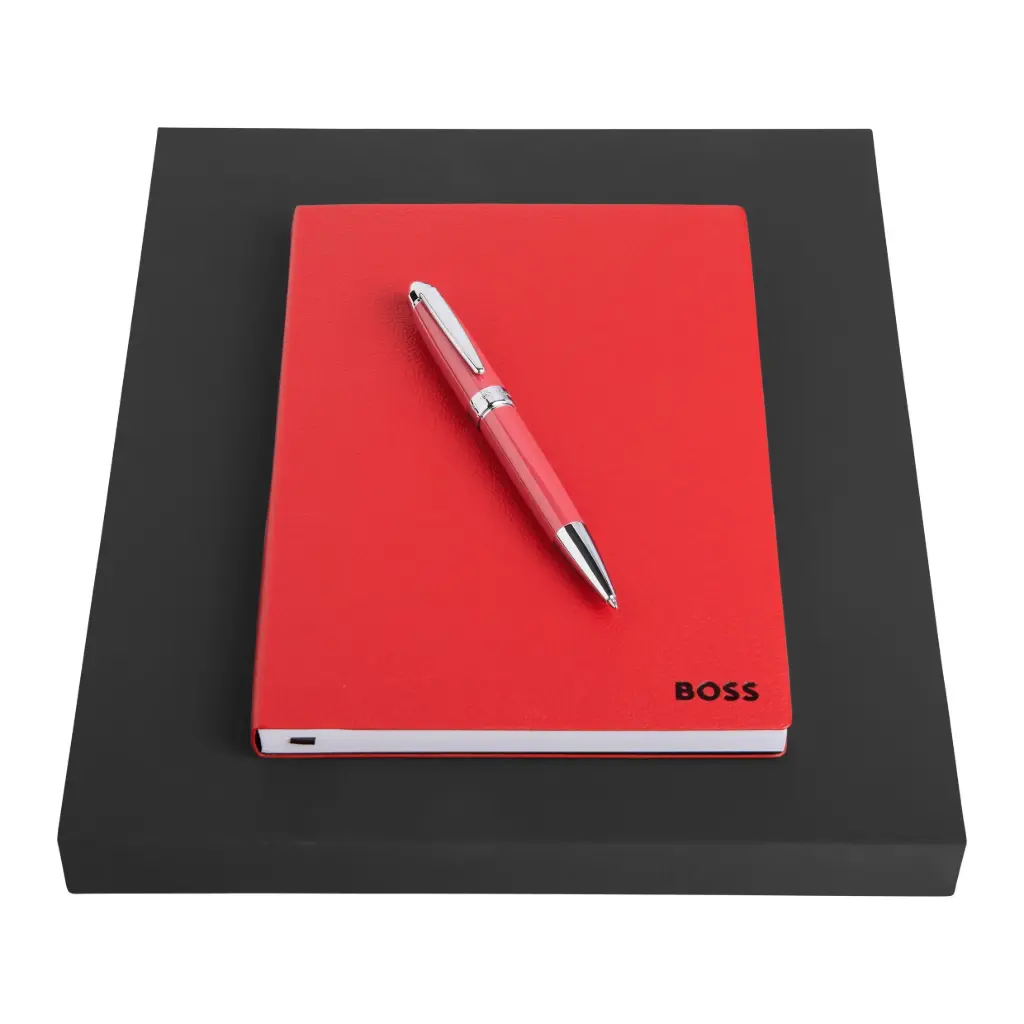 Parure HUGO BOSS (stylo bille & carnet A5)