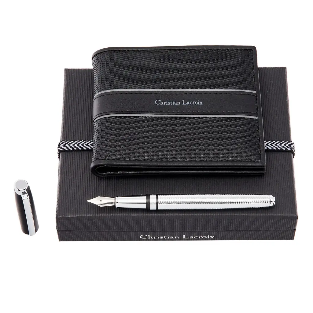 Coffret (portefeuille + stylo)