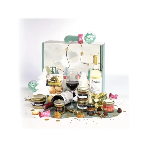 [J4832] Le panier garni de fêtes végétarien (sans alcool)