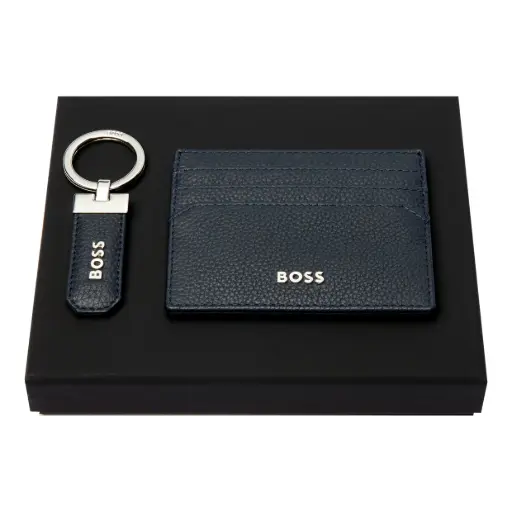 [HPCK416N] Parure Grained Navy Hugo Boss