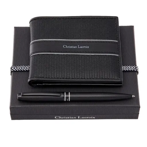 [LPBW419A] Coffret (portefeuille + stylo)