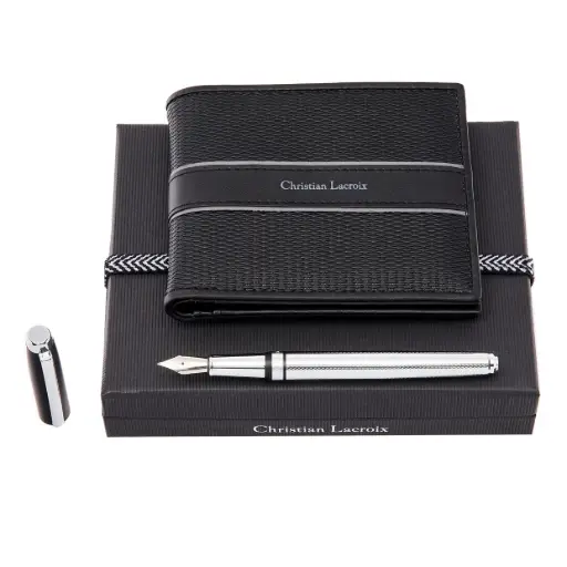 [LPPW456A] Coffret (portefeuille + stylo)